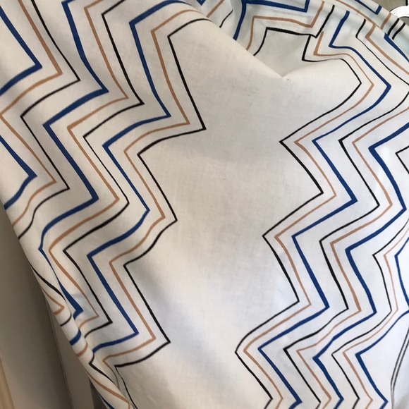 JCREW INFINITY SCARF 💯 cotton with fringe - Picture 4 of 8